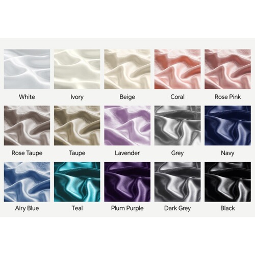 Cross-border simulated silk satin pillowcase—Amazon pillowcase, foreign trade satin pillowcase, solid color—Walmart