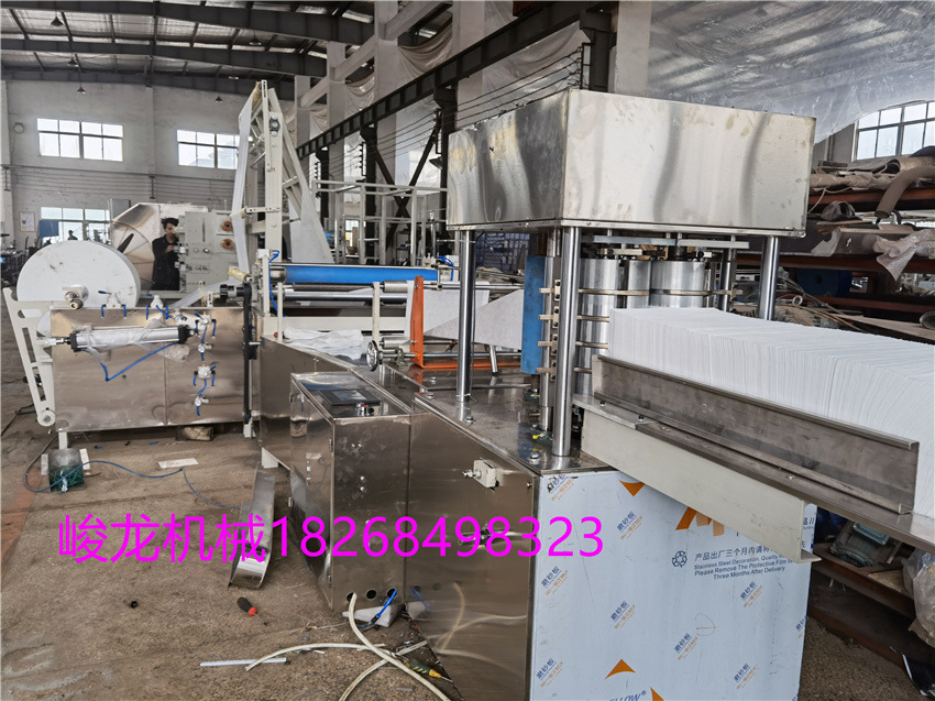 【床单机】美容院一次性床单折叠机 美容床单打孔打线折叠设备