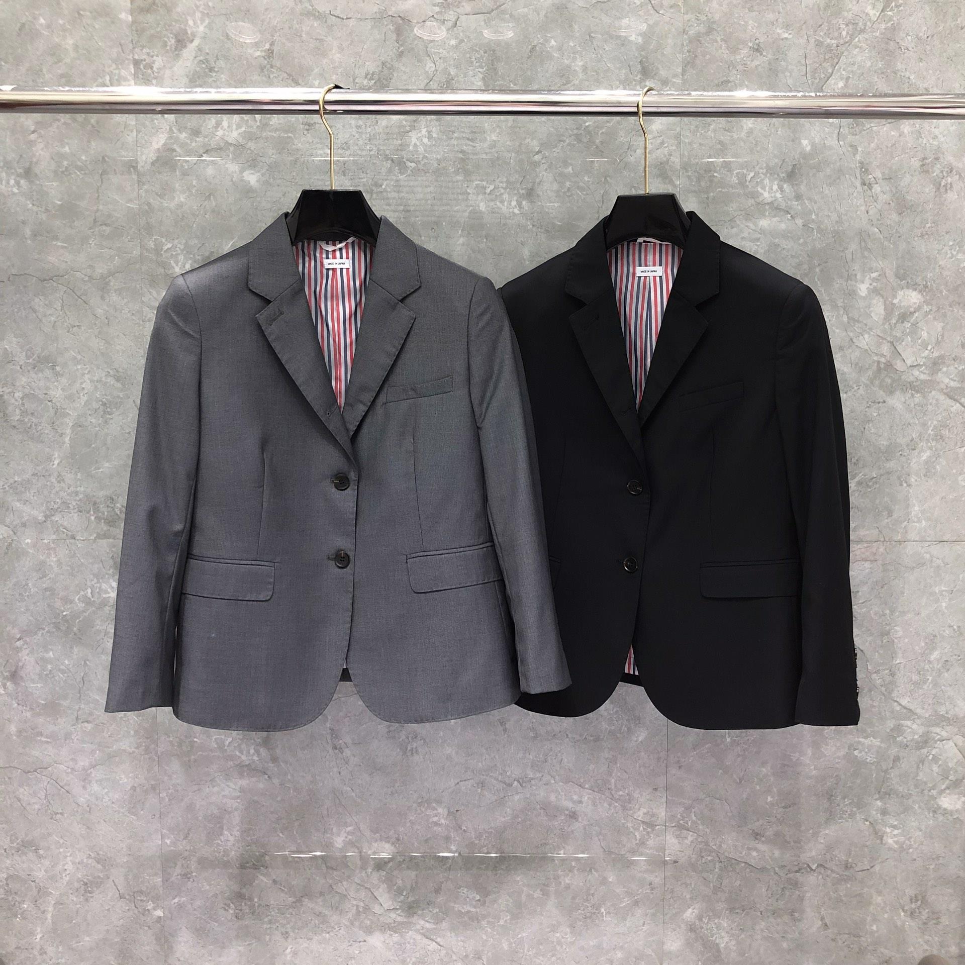 Solid color classic suit jacket for leisure