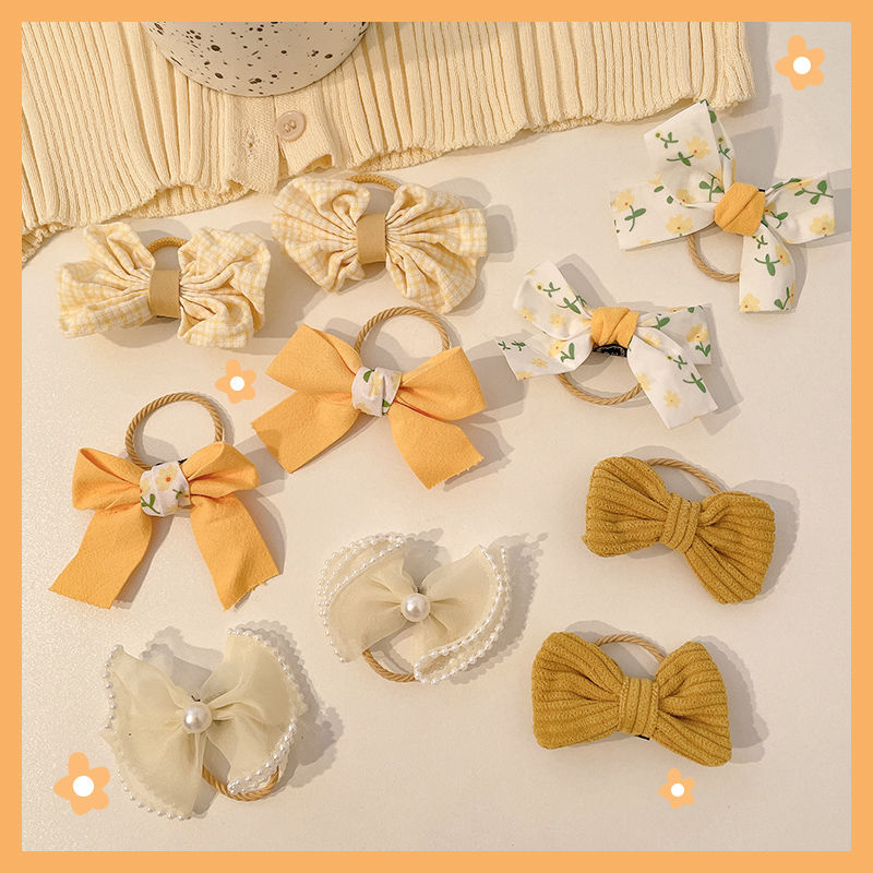 Dibujos animados para niños lindo pulgar lazo para el cabello bebé no daña el cabello cuerda alta elástico banda elástica cuerda para el cabello accesorios para el cabello