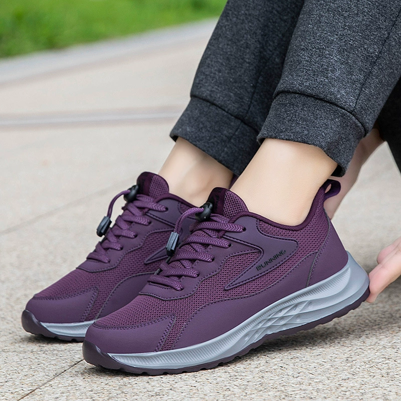 Yuji Footwear: Non-slip Walking Shoes for Moms, Comfortable Sports Shoes for Middle-Age, Soft Sole