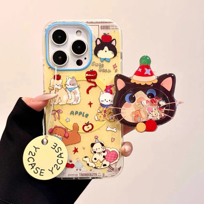 Cartoon Suitable for Samsung S23Fe Mobile Phone Case S25Ultra/S24Plus/S21 Magnetic Suction 3 Apple 17Promax Cartoon Suitable for Samsung S23Fe Mobile Phone Case S25Ultra/S24Plus/S21 Magnetic Suction 3 Apple 17Promax