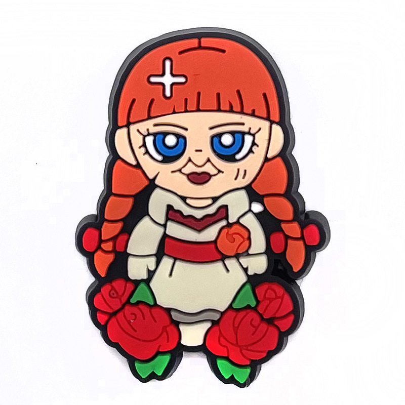 Nuevos zapatos de Halloween zapatos de flores hebilla Croc zapatos de jardín hebilla decorativa