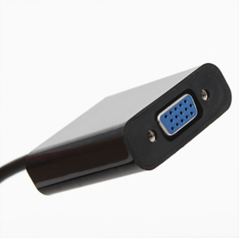 Преобразователь HDMI в VGA кабель конвертации HDMI в VGA с аудио и видео цепью проводов с аудиокабелем
