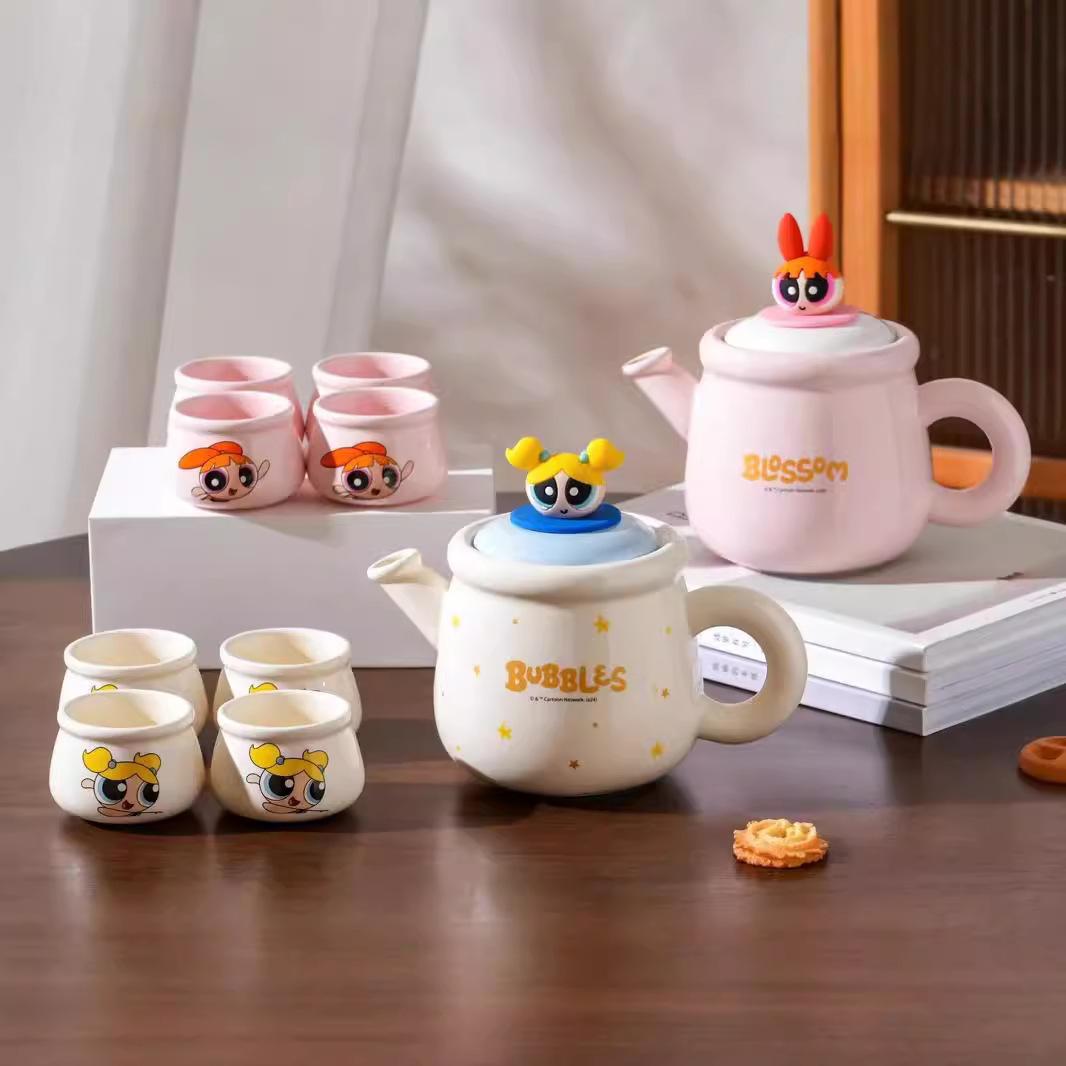 Feitian Tea Set de cerámica tetera encantadora taza de té casera exquisita regalos de chicas