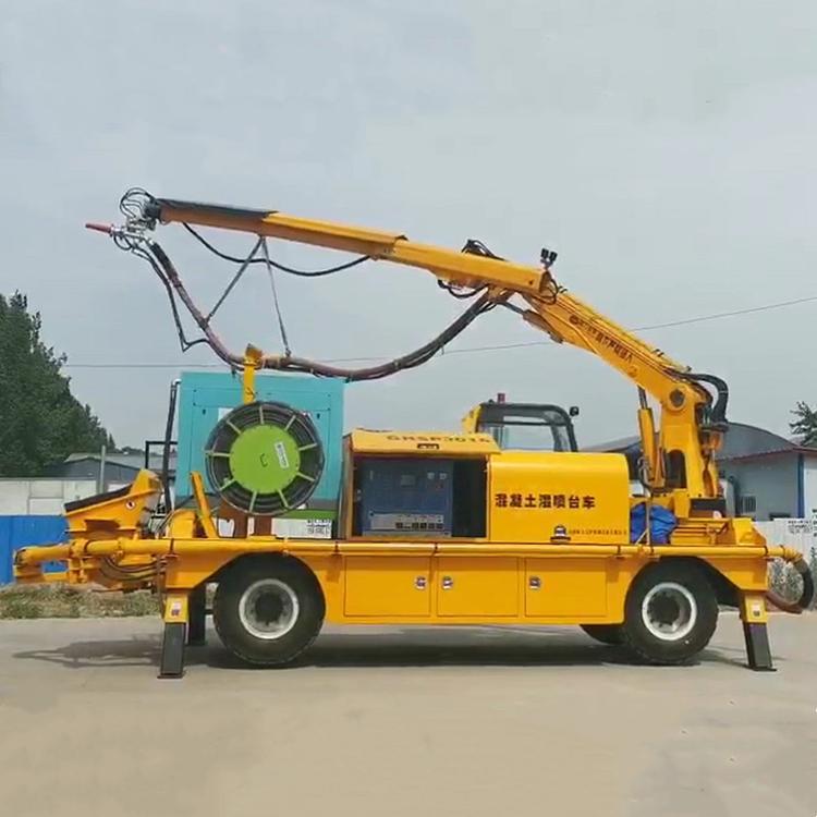 厂家供应湿喷机 混凝土湿喷台车 地铁隧道喷锚机