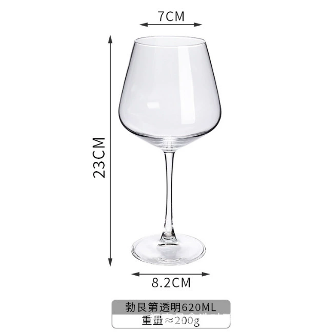 Bow tie, luxurious creative big crystal wineglass
