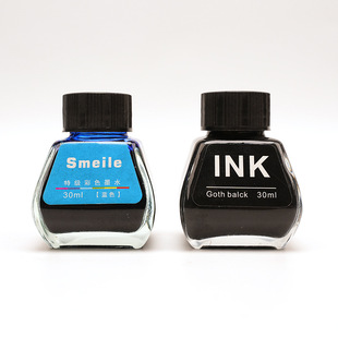 INK����ƿ30ml䓹P��̼��īˮ���¹P��ɫ�W����Сƿ����ī���l