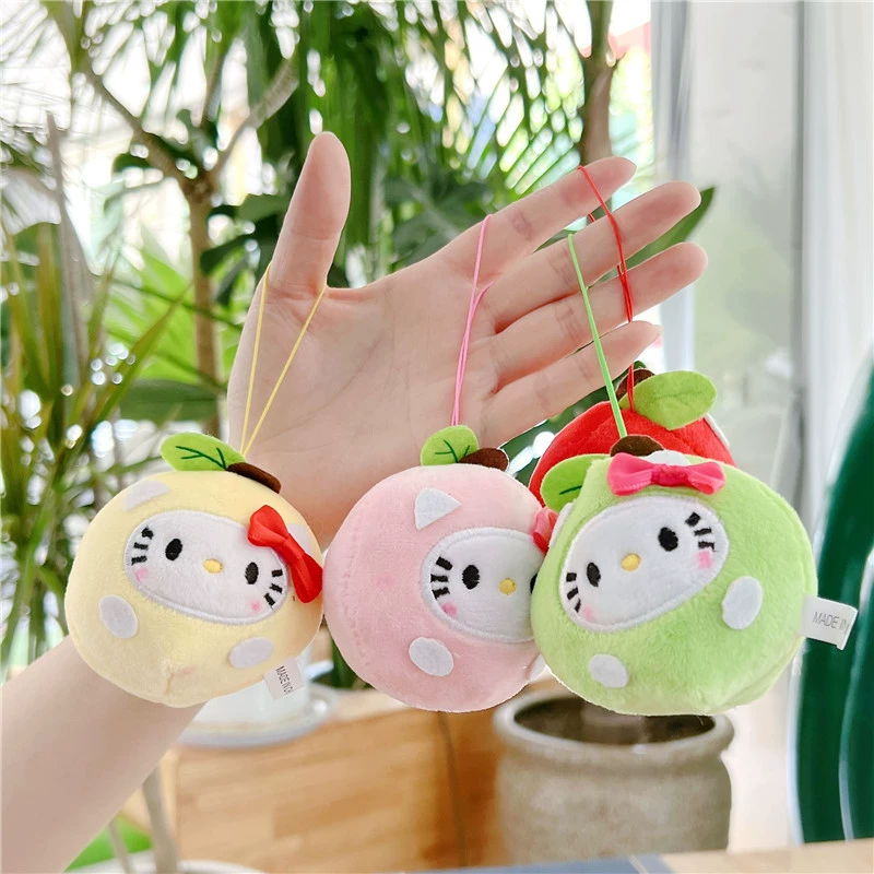 Apple, cute doll, pendant, plush toy, keychain