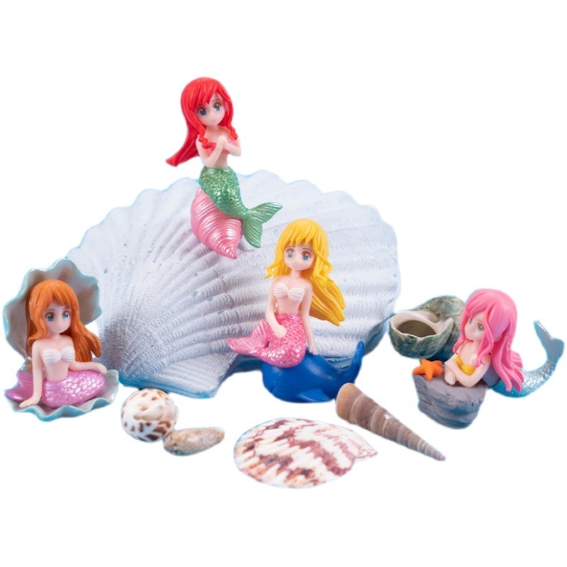 Wholesale archaeological mermaid princess's treasure mermaid exploration archaeological Mermaid Gem shell archaeological toys