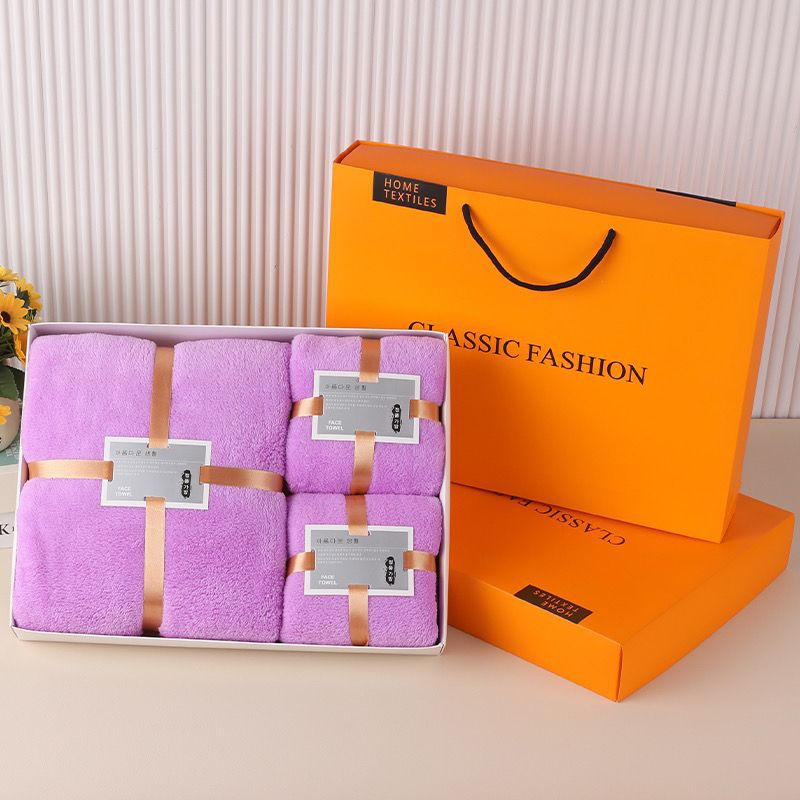 보라색 3피스 선물 상자 세트(일반 스타일)