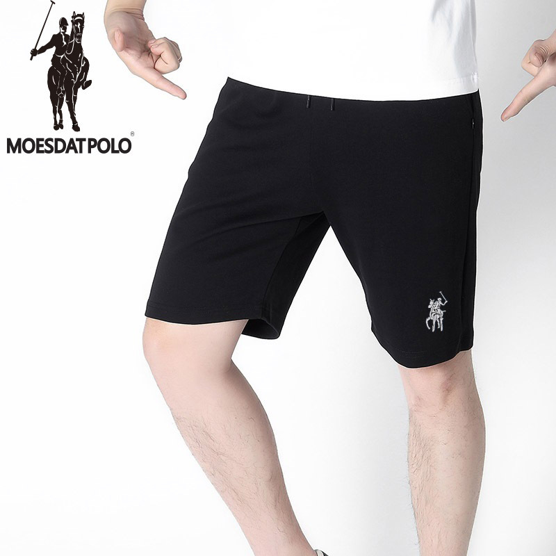 Thin Shorts Larren Paul Sports Casual Shorts Men's Summer Pure Cotton Loose Straight Pants
