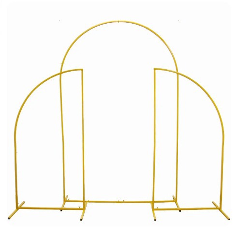 Arco de metal de fondo de soporte de arco de boda de soporte de arco de puerta de boda cuadrada para aniversario de boda fiesta de cumpleaños