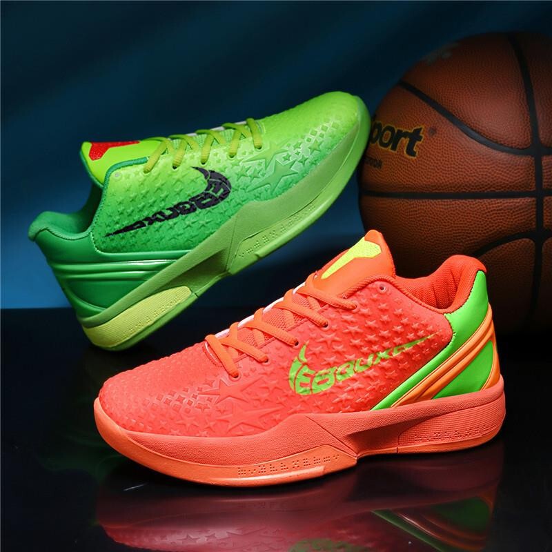 Kobe 6Th Generation Basketball Shoes for Men, All-Star Model, Friction Makes a Sound, Suitable for Teenagers and Children, Green Hornet Actual Game Shoes Kobe 6Th Generation Basketball Shoes for Men, All-Star Model, Friction Makes a Sound, Suitable for Teenagers and Children, Green Hornet Actual Game Shoes