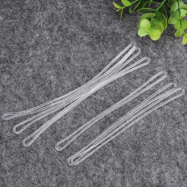 Environmentally Friendly PVC Transparent Rope Suitcase Hanging Lanyard Boarding Pass Lanyard Luggage Tag Lanyard Transparent Rope Cross-border Pass Supply