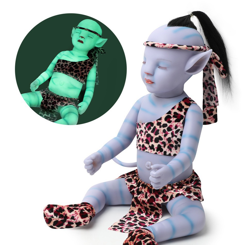 Nocturno suave con juguetes para bebés Afan, muñeca de Amazon, muñeca de simulación de todo el cuerpo.