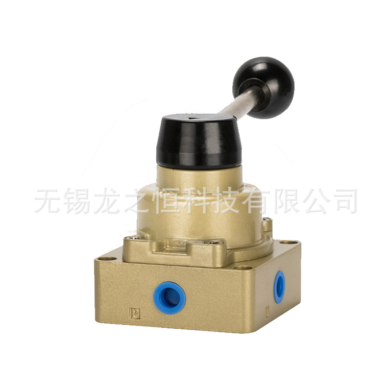 【热销】手转阀HV-02气动升降杆控制器手动阀三位四通HV-04