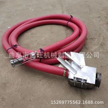 水稻软管车载吸粮机 电动小型吸料机 农场软蛟龙160直径抽粮机