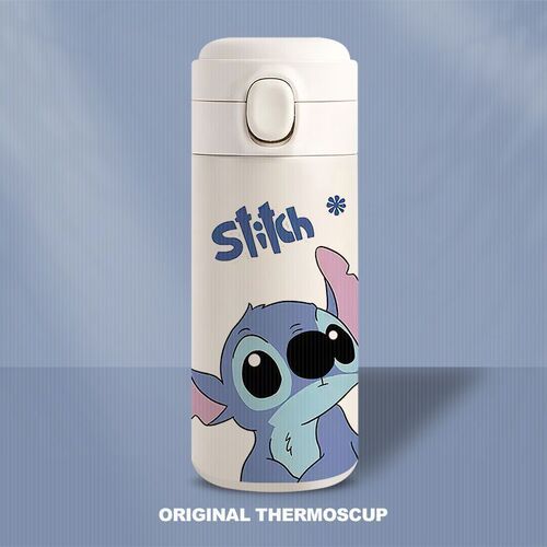 Stitch Angel Insulated Cup Large Capacity Compact Lightweight Portable High-Value Water Cup Stainless Steel Student Women's H3