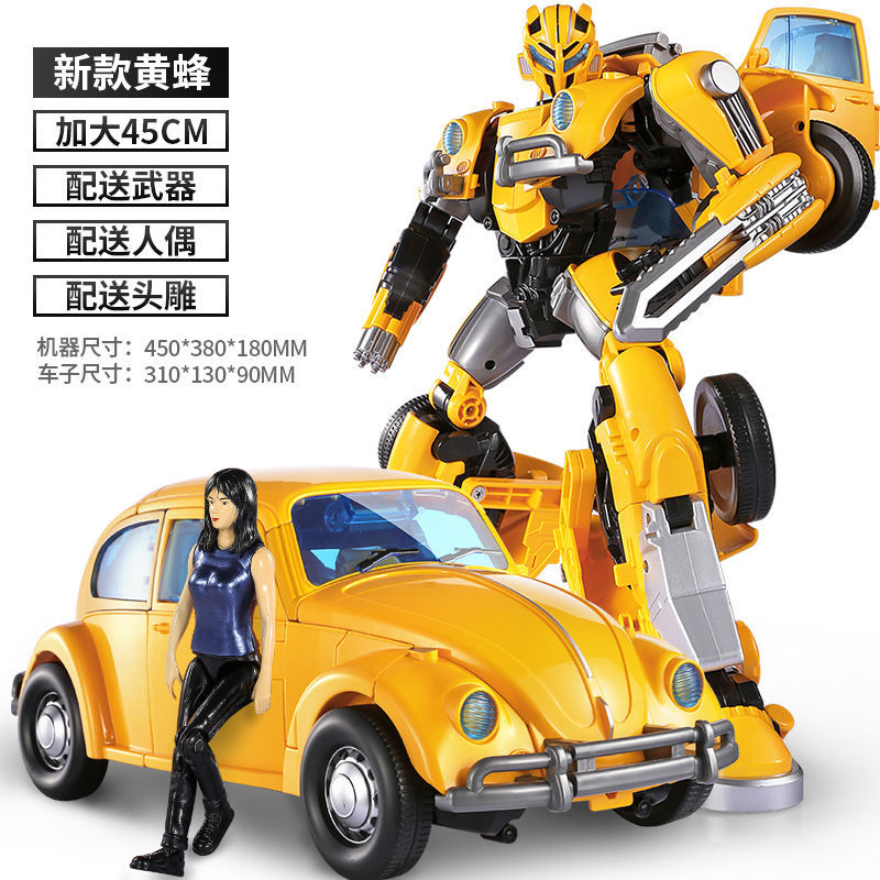 Biến Hình Đồ Chơi Bumblebee Xe Robot Optimus Hình King Kong Mẫu Hợp Kim Phiên Bản Trẻ Em Bé Trai Tặng 6