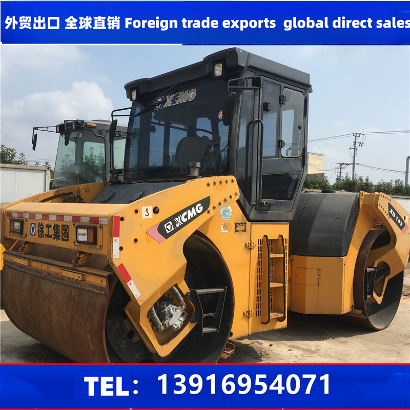现货直销二手压路机 XCMG徐工XD143二手14吨双钢轮振动压路机