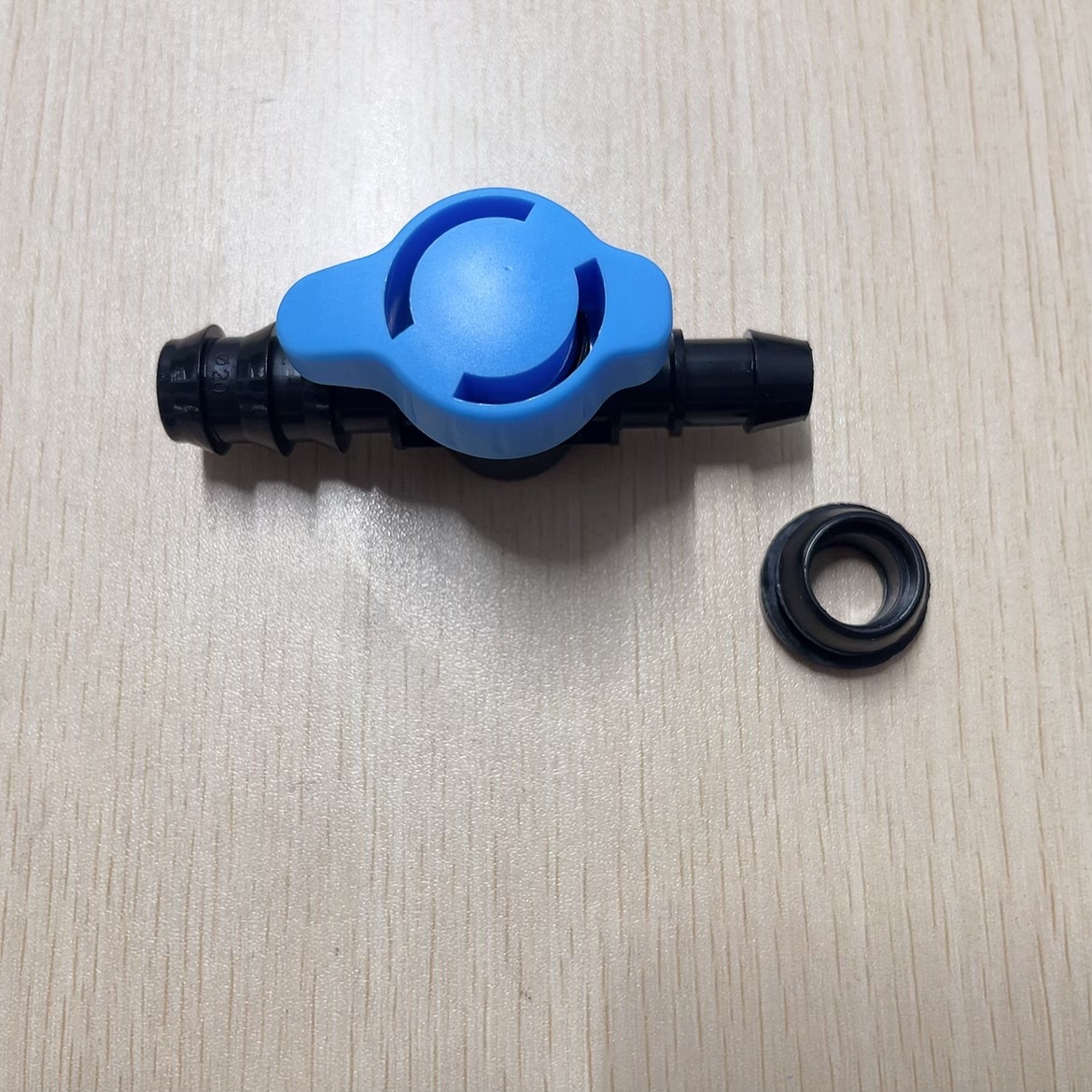 Nuevo mango azul 20PE tubo válvula de derivación con válvula de derivación de válvula de derivación de tipo negro