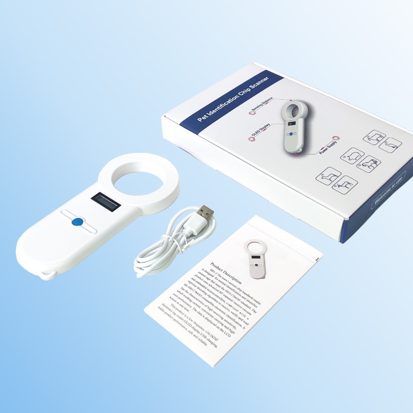 134.2KHZ芯片扫码器 LF reader 读玻璃管12CM 读耳标20CM