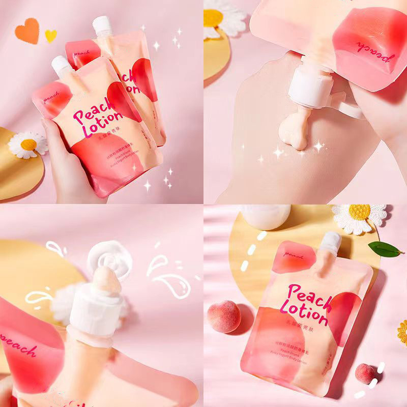 honey peach Body lotion moist Moisture Body refreshing Replenish water whole body Nicotinamide Frosting cream customized wholesale