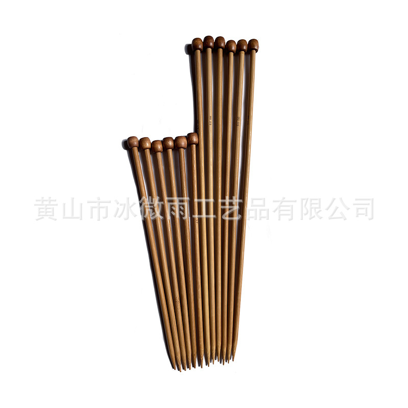 Bwy hielo lluvia tejido suéter aguja carbonizada sola punta palo aguja de lana aguja conjunto de 18 pares 36 bolsas de OPP