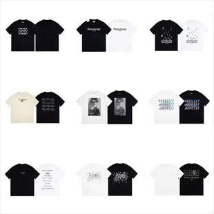 Maison Margiela Margiela cross-border short sleeve MM6 inverted logo digital garbled loose cotton T-shirt