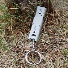 S 14725 Stainless steel survival whistle ���P�������