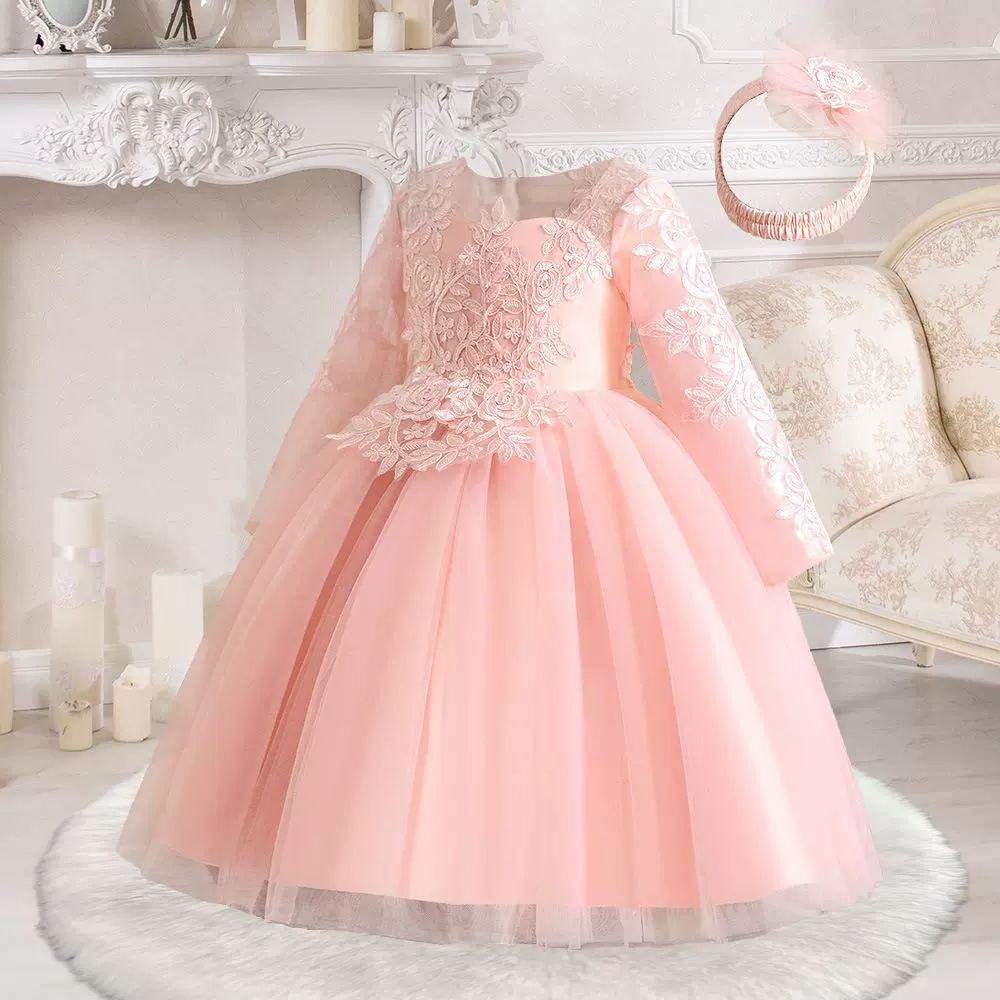 Костюм маленькой принцессы, юбка, платье с длинными рукавами, AliExpress