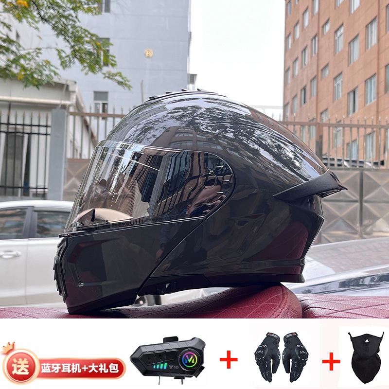 오로라 실버 + Y10 외부 블루투스를 갖춘 시멘트 그레이