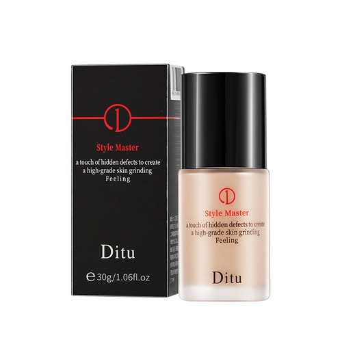 Ditu Ditu style master long-lasting makeup liquid foundation, long-lasting makeup, oil control, no acne, natural concealer, moisturizing red label