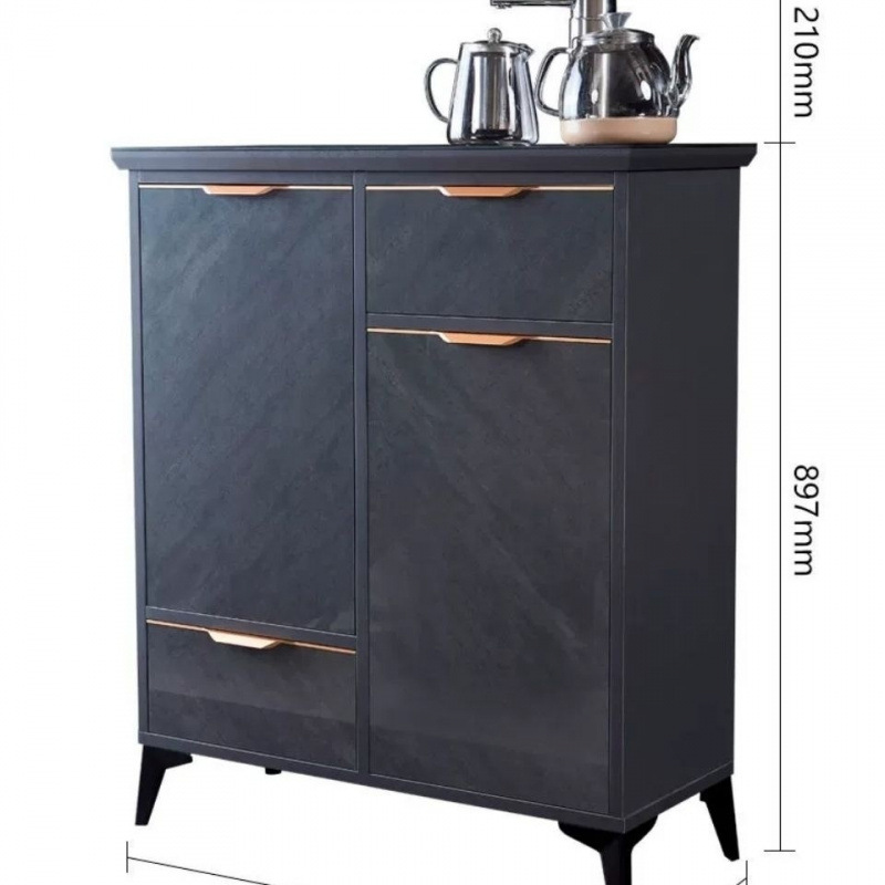 Nuevo tipo de madera de lujo ligera inteligente máquina de té sala de estar alta gama automática casera multifunción máquina de beber todo en un gabinete