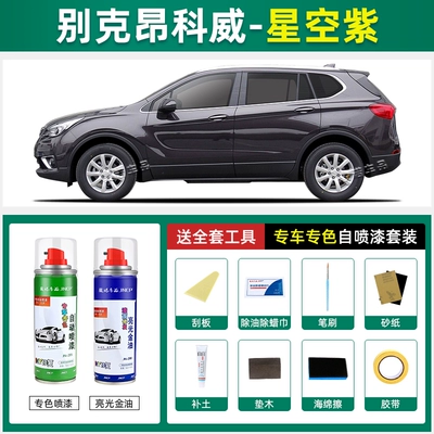 Suitable for Buick Envision touch-up paint Avtomobil boya qələmləri - starry-sky-purple-14-19-models-special-color-self-spray-paint-set