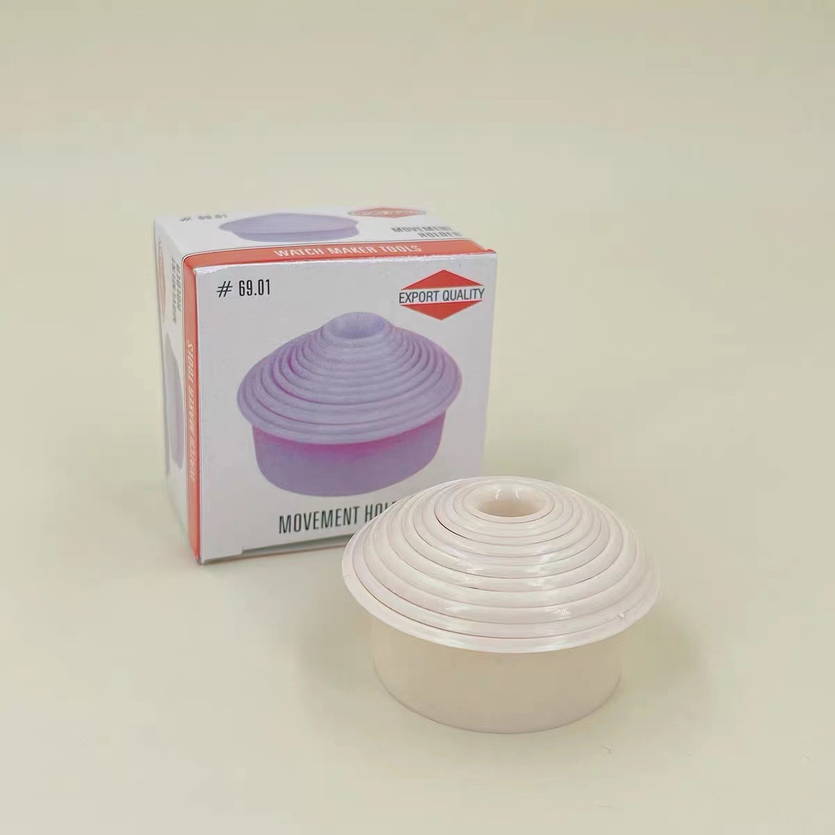 手表维修工具 印度塑料机芯座 固定座 修表底座 12个装组合表座