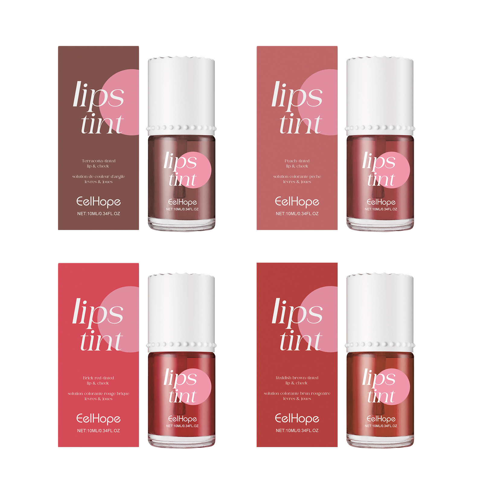 EELHOPE lips and cheeks water lubricant (nudo melocotón), color ligero, maquillaje y lubricante.