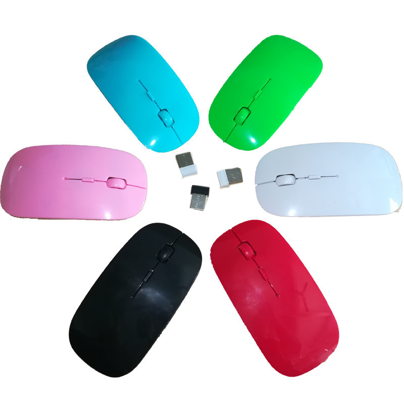 2.4G Bluetooth デュアルモードワイヤレスマウス充電ミュートサイレント超薄型オフィスビジネスゲーム発光マウス|undefined