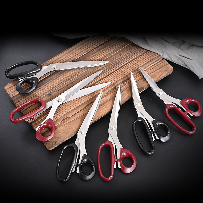 Fabricante de Yangjiang tijeras de sastre tijeras de ropa de acero inoxidable tijeras gruesas tijeras de mango completo afiladas y duraderas