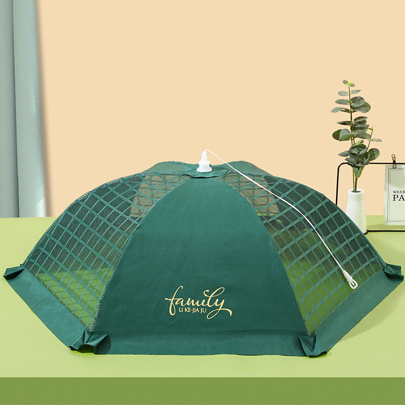 Summer Home Use Cover Cloth Mesh Rice Cover for Restaurant Foldable Table Cover Umbrella Style Pull-up Mosquito Proof Food Cover Wholesale