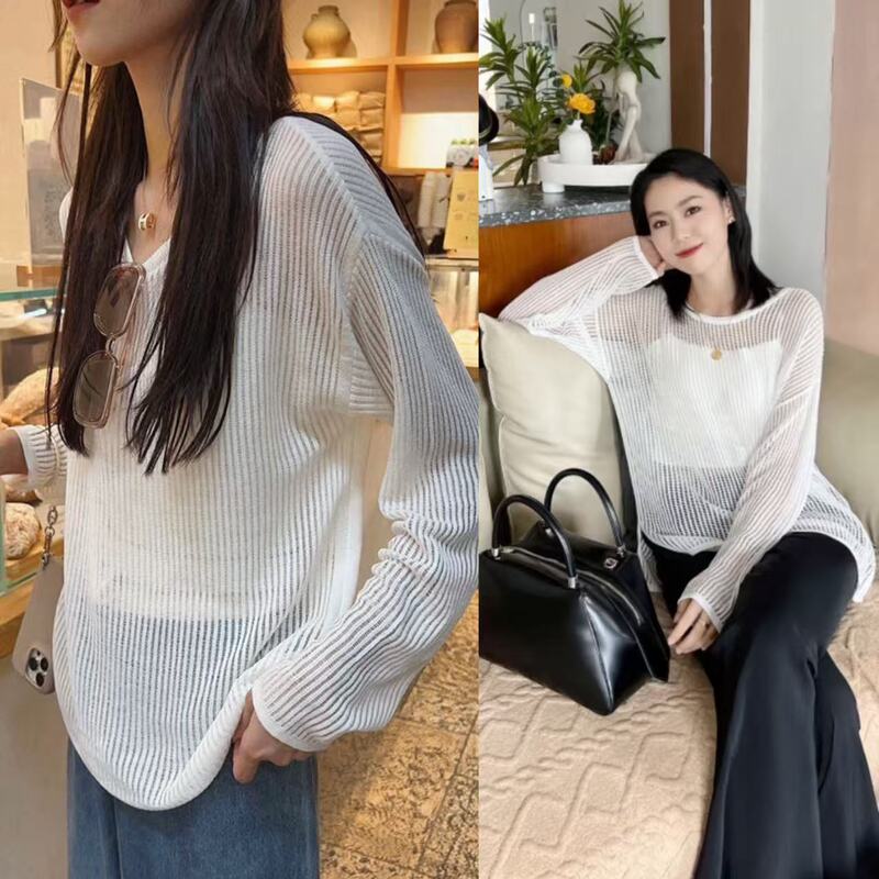 【Main Recommendation】Yuran 26 Early Spring New Style Tencel Crochet Cable Knit Loose Fit Long Sleeve Knitted Cardigan 【Main Recommendation】Yuran 26 Early Spring New Style Tencel Crochet Cable Knit Loose Fit Long Sleeve Knitted Cardigan