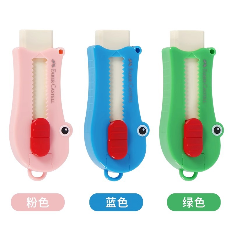 Alemán Faber-Jia borrador para estudiantes especial elefante piel diapositiva Push-Pull creativo de dibujos animados lindo niños cocodrilo