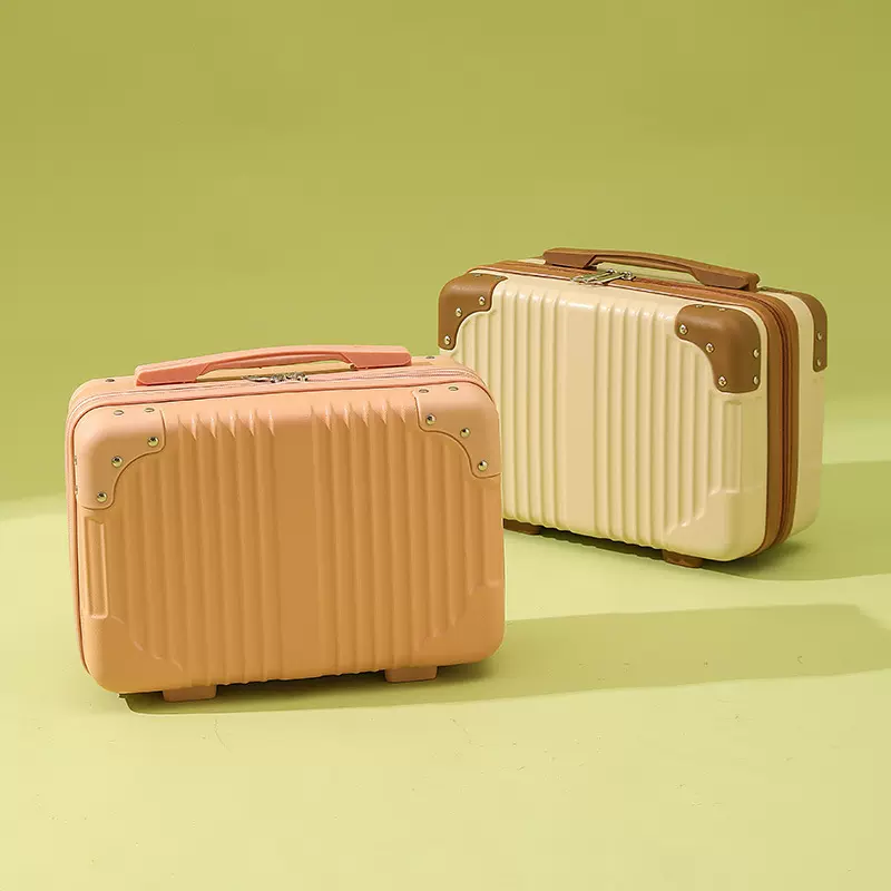小型行李箱迷你化妆箱14寸小箱子伴手礼16寸手提箱收纳密码登机箱