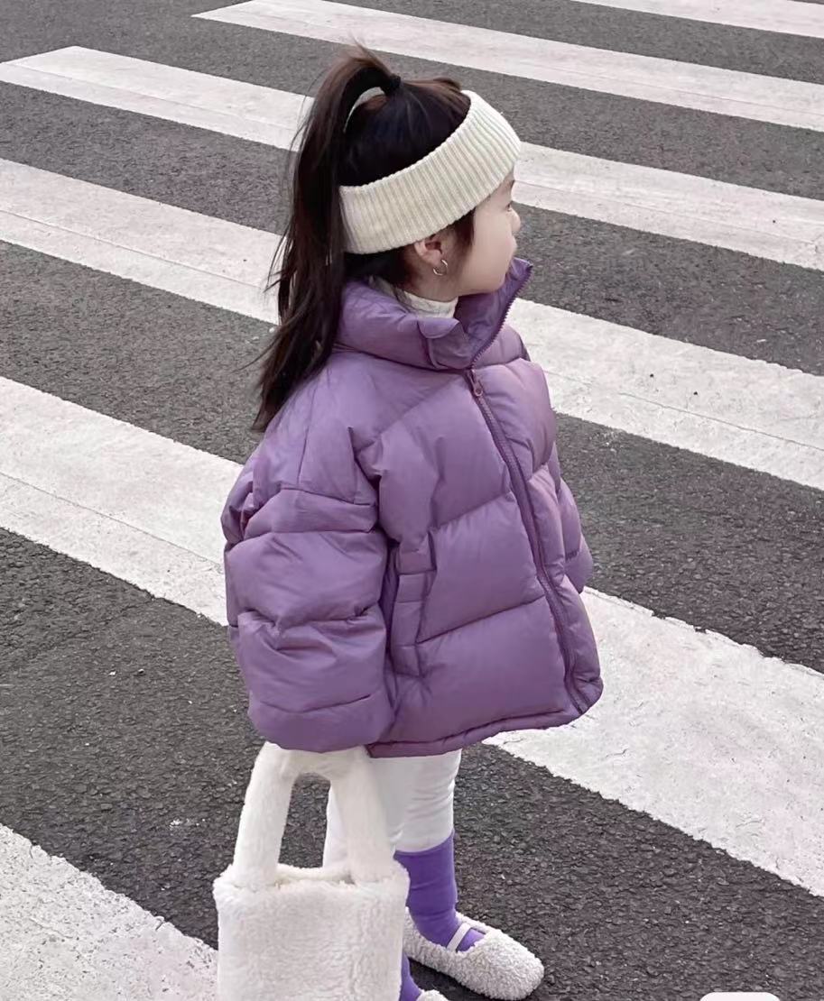 Nuovi vestiti invernali in cotone Edizione coreana Colletto in piedi Ragazzi Ragazze Bambini di piccole e medie dimensioni_voghion.com