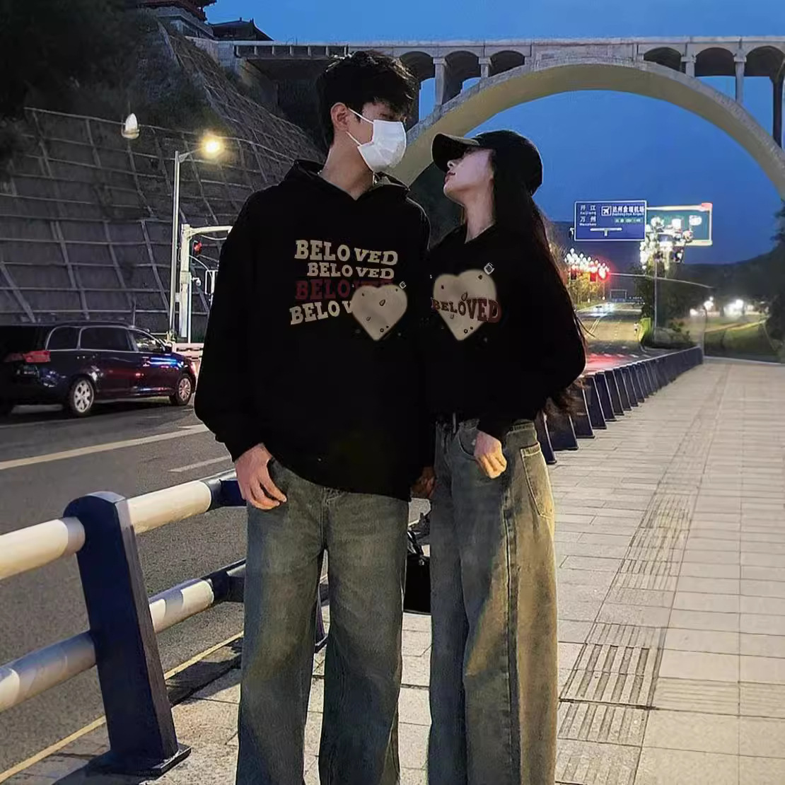 같은 특별한 연인 의류 조끼 봄과 가을 2024 새로운 겨울 의류 높은 감각 이른 가을 슈퍼 파이어 코트