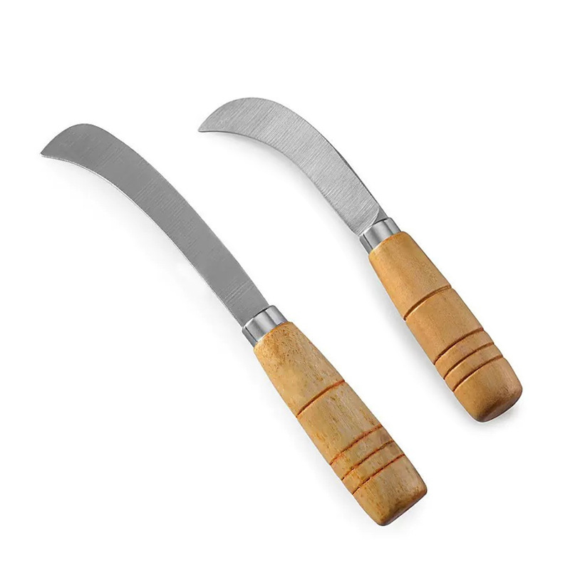 Long Banana Knife Small Curved Knife Cutting Jackfruit Knife Cutting Chopper Special Curved Household Fruit Knife for Fruit Shop