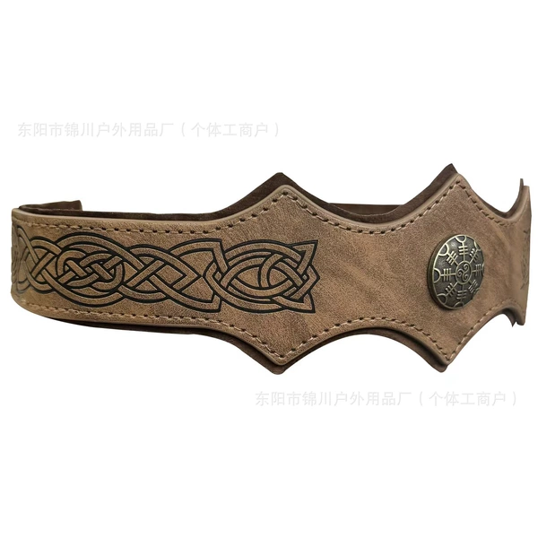 Wave head ring -shaped brown