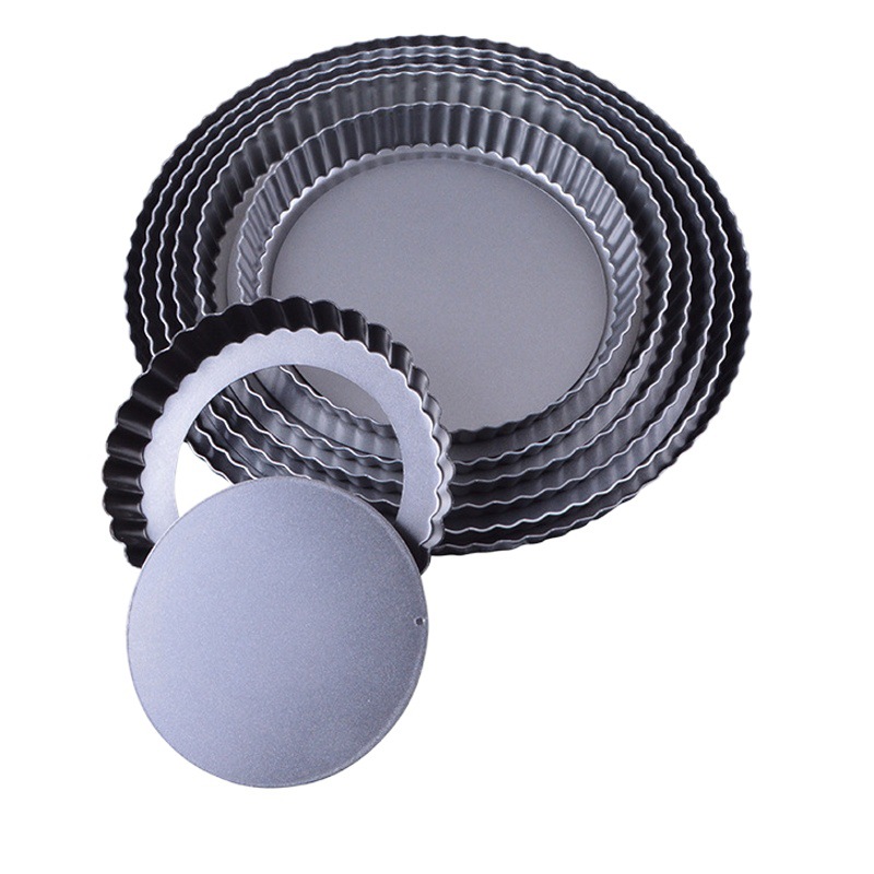 8 pulgadas 20cm crisantemo pastelería molde para hornear pastel de manzana bandeja de hornear encaje inferior no palo Tarta tarttin
