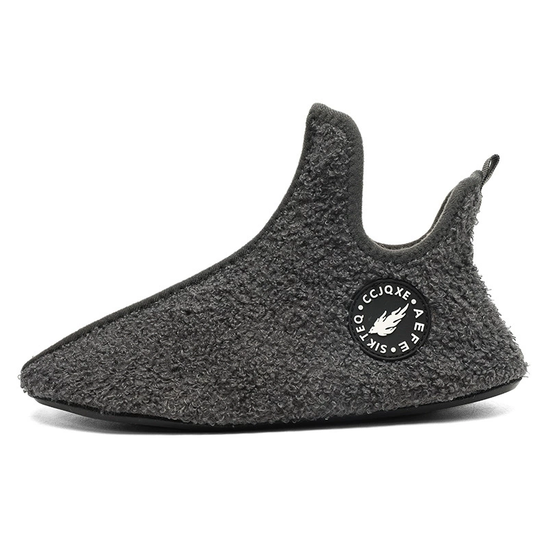 [Мужские и женские модели] 2024 новые снежные сапоги мужские плюшевые теплые кожаные нескользкие мужские туфли на открытом воздухе толстый хлопок